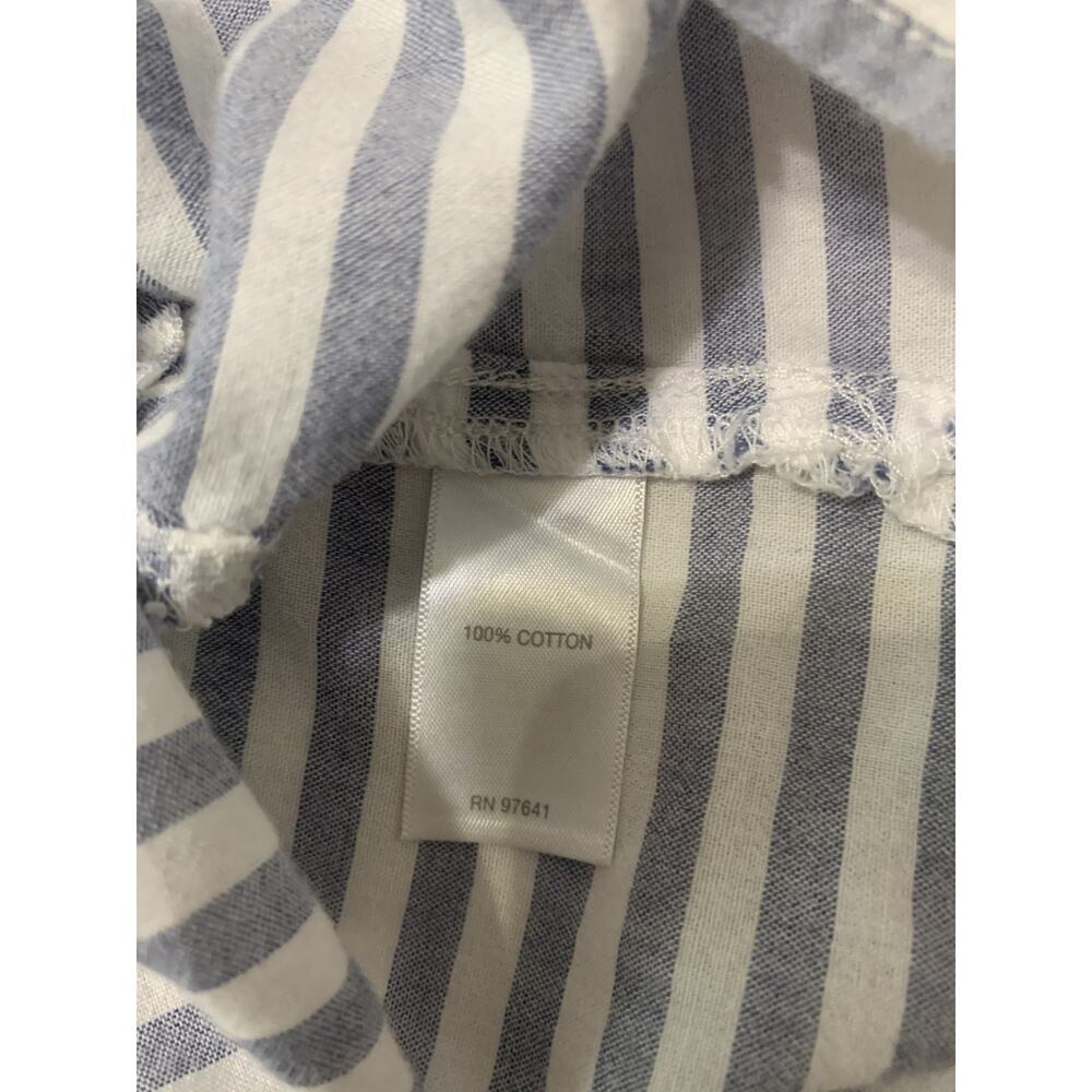 J Jill Tunic XL Top Nautical Striped Contrasting bottom, Lightweight Coastal - Picture 10 of 11